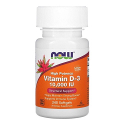 Now Foods Vitamina D3 250mcg Alta potência 240 Softgels Menor preço em Now Foods Vitamina D3 250mcg Alta potência 240 Softgels