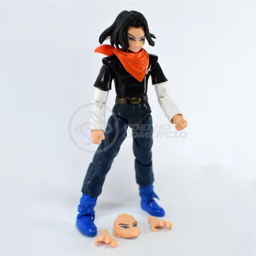 Boneco Brinquedo Articulado 14cm Action Figure Removivel Goku SSJ