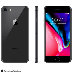 IPhone 8 Cinza Espacial 64 gb, com Tela de 4,7, 4G, Câmera de 12 mp - Apple - MQ6G2BZ/A **SHOW ROOM** Menor preço em IPhone 8 Cinza Espacial 64 gb, com Tela de 4,7, 4G, Câmera de 12 mp - Apple - MQ6G2BZ/A **SHOW ROOM**