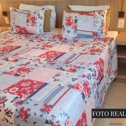 Colcha para cama Edredon / Cobre leito casal dupla-face em matelasse ultrassónico 2,20x2,30m + duas fronhas Menor preço em Colcha para cama Edredon / Cobre leito casal dupla-face em matelasse ultrassónico 2,20x2,30m + duas fronhas