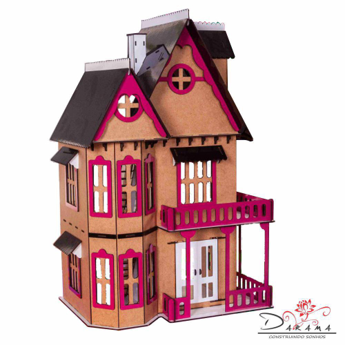 Kit Casa Boneca e Móveis Escala Barbie Emily S+B – Darama – Loja Darama –  Construindo Sonhos!