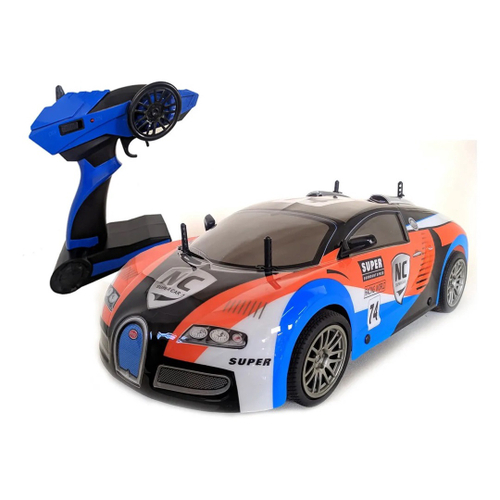 Carro Carrinho Controle Remoto Grande 45 Cm Escala 1:10 Bugatti - Wellkids  WB7750