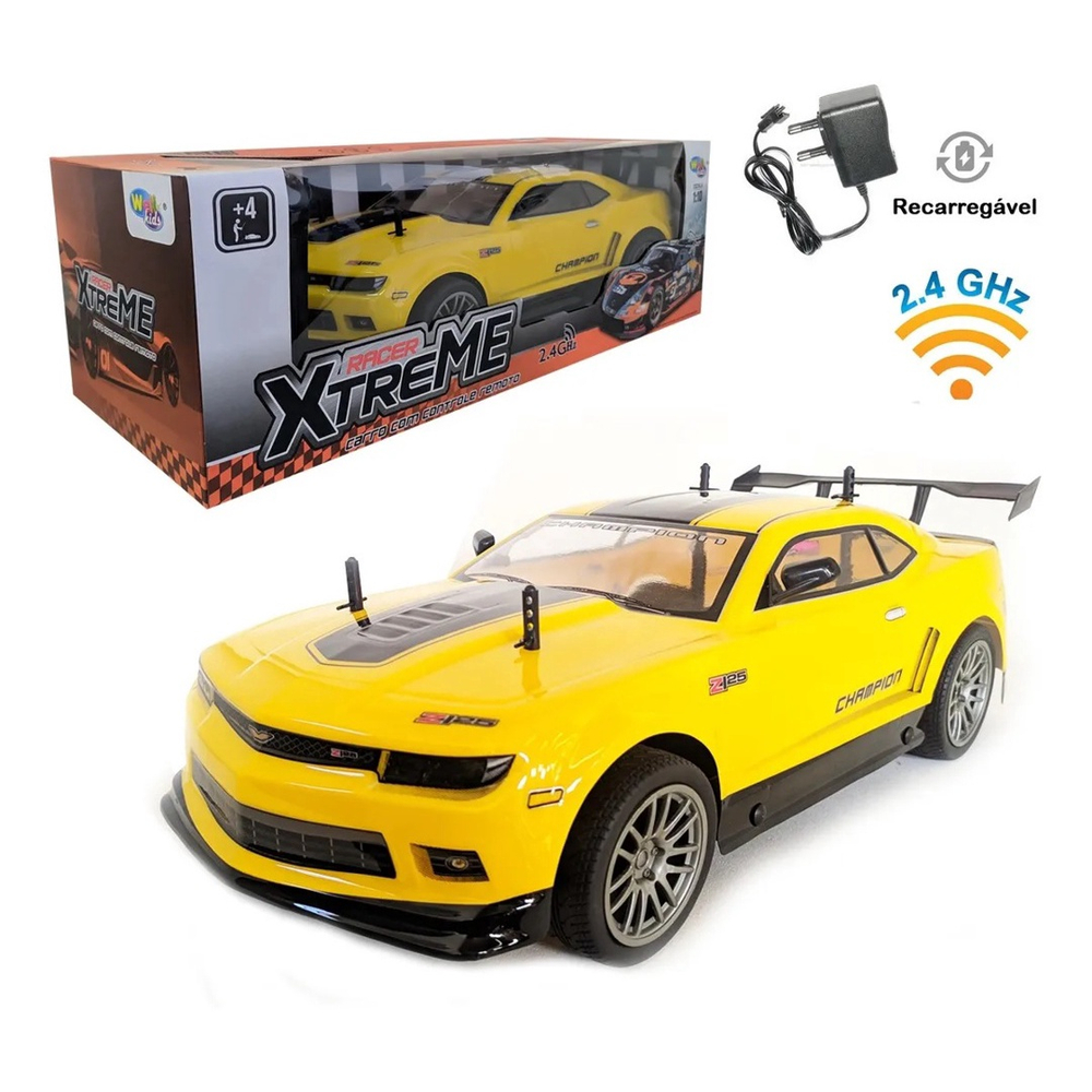 Carrinho Camaro de Controle Remoto Modelo Sport - Smile Toys