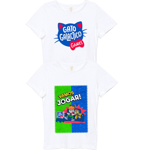 CAMISETA INFANTIL GATO GALÁCTICO