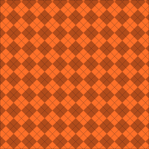 Toalha de mesa xadrez laranja (2,50 x 1,40) - Kasa57 - kasa 57