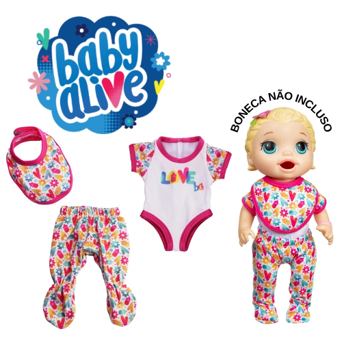 Roupas de baby alive best sale para comprar