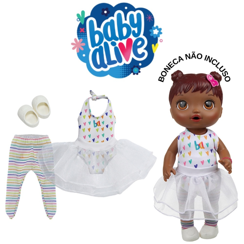 Roupa Para Boneca Baby Alive - Kit Com 2 Peças