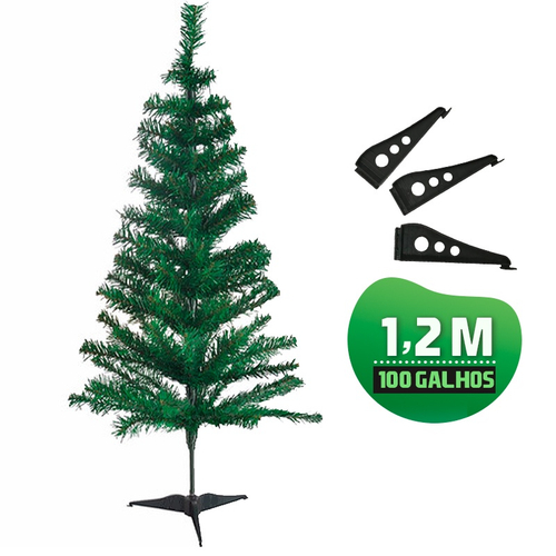 Árvore de Natal 1,80 m 580 Galhos com 100 Luzes de Led Brancas 220v na  Americanas Empresas