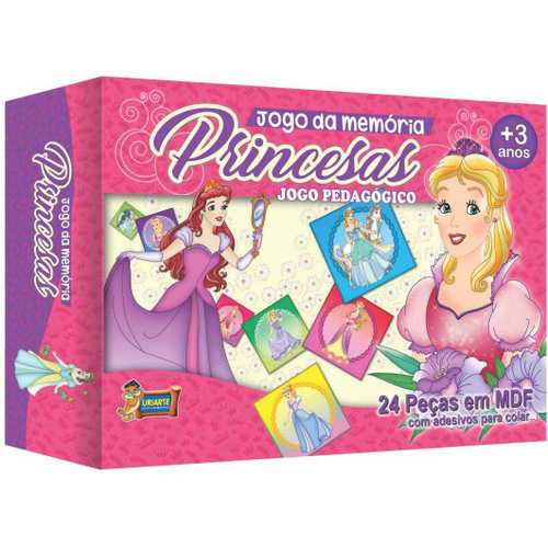 Princesas - Livro de jogos especial - Jogo da memória em Promoção na  Americanas