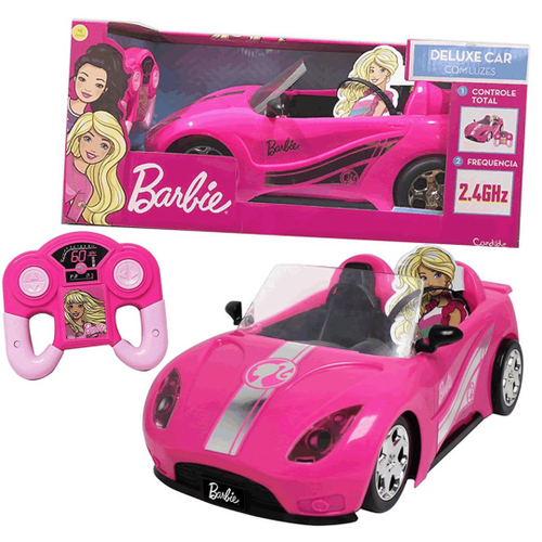 Carro Jeep Para A Barbie Com Controle Remoto Rosa em Promoção na Americanas