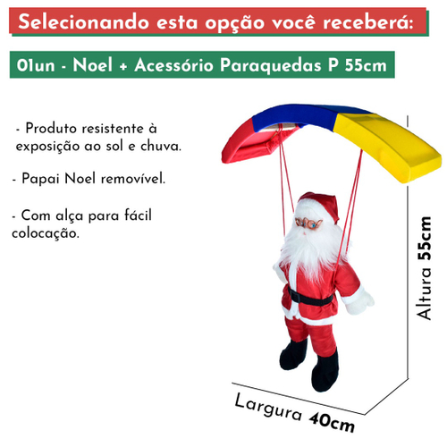 Boneco de Papai Noel em Pé com Guirlanda Rosto de Elfo 75cm em Promoção na  Americanas