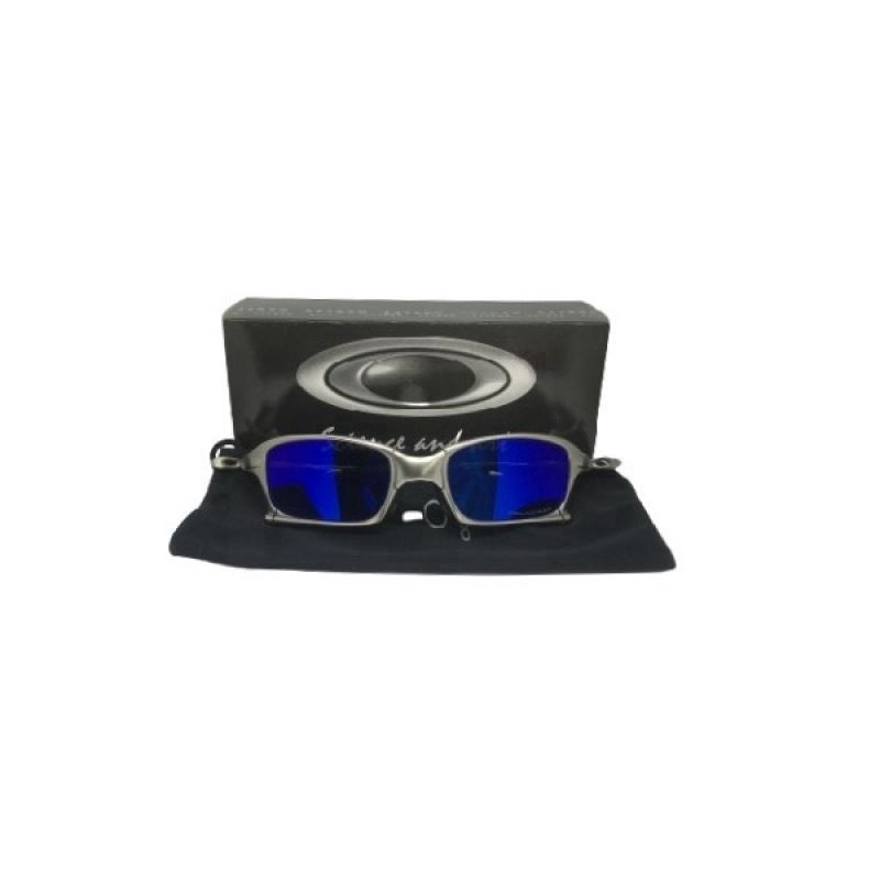 Oculos Juliet Squared Xmetal Azul Doble X no Shoptime