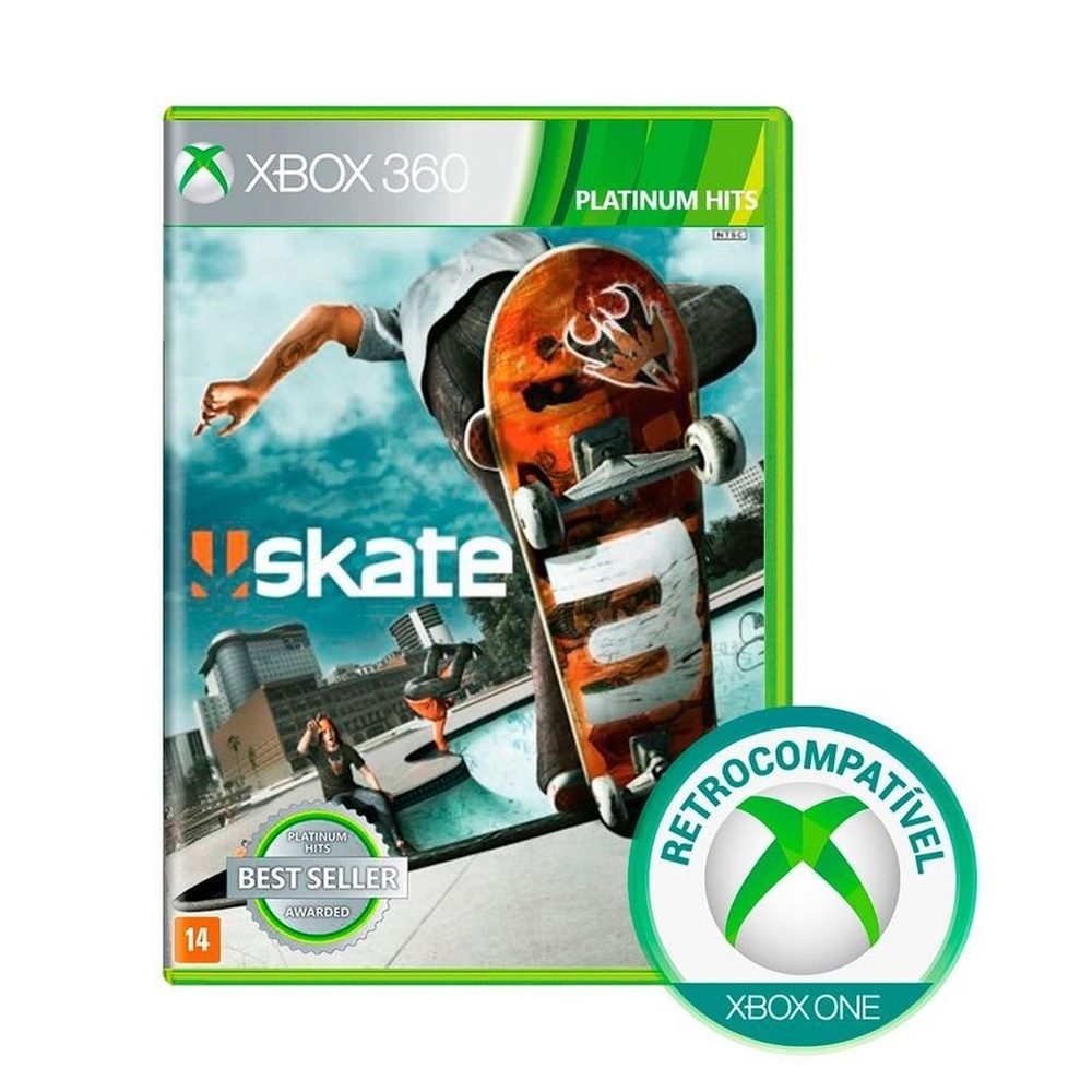 Jogo Lacrado Midia Fisica Skate 2 Para Xbox 360 em Promoção na Americanas