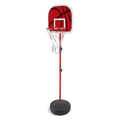 Kit Tabela Aro Rede Basquete + Bola Oficial 7 + Mini Bola 5 no Shoptime