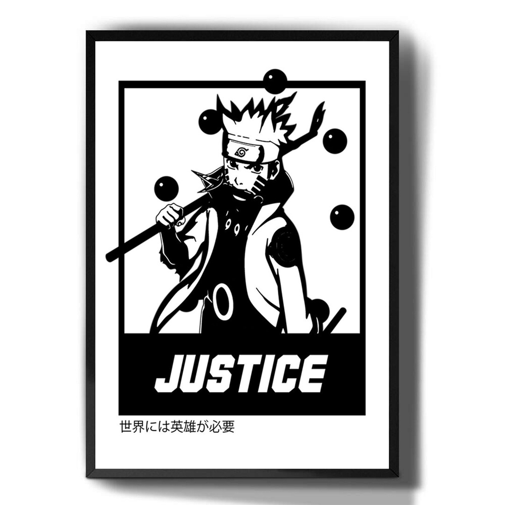 Quadro decorativo Naruto Modo Kurama Naruto Clássico