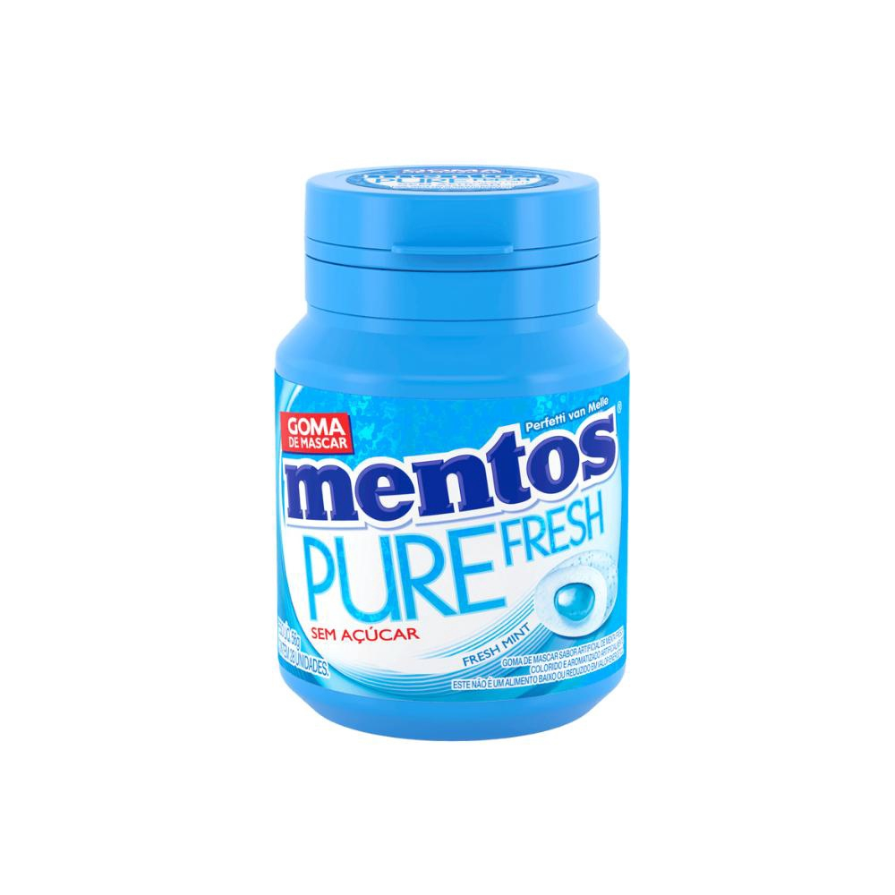 Goma de Mascar Mentos Pure Fresh Sabor Fresh Mint 56g no Shoptime
