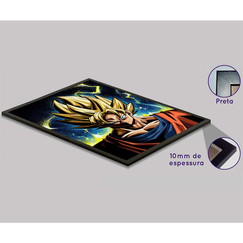 Quadro Decorativo Emoldurado Dragon Ball Z O Retorno Dos Androides  Emoldurado 20x30cm em Promoção na Americanas