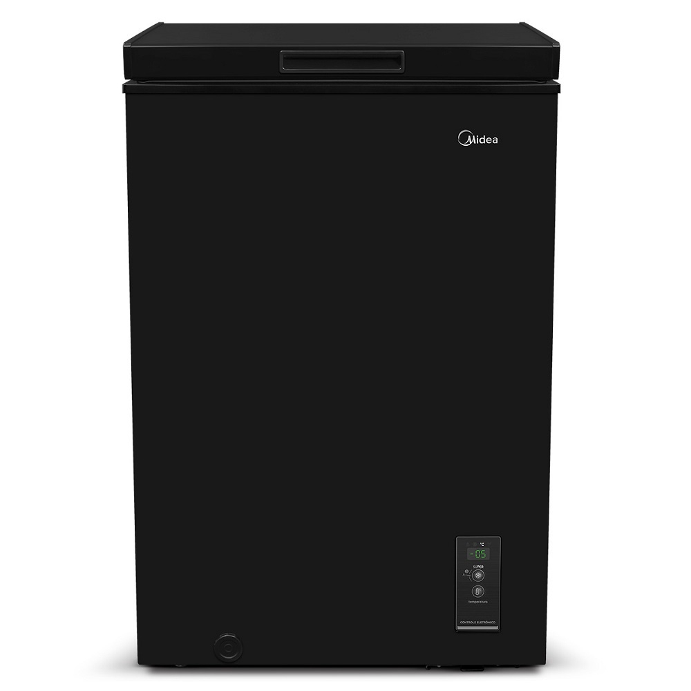 Freezer Horizontal Midea 100L FlexBeer Preto Digital - CBA10P