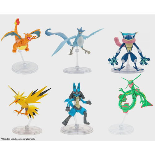 Brinquedo Pokemon Greninja Na Pokebola Boneco Articulado em