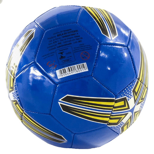 BOLA DE FUTEBOL AMARELA FAIXA AZUL E PRETA - 395G - DTC - GTIN/EAN/UPC  7898170889449 - Cadastro de Produto com Tributação e NCM - Cosmos