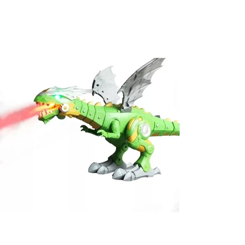 Dinossauro Robo Som E Luz Dragao T Rex Anda Brinquedo Barato