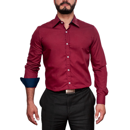 Camisa social hot sale microfibra