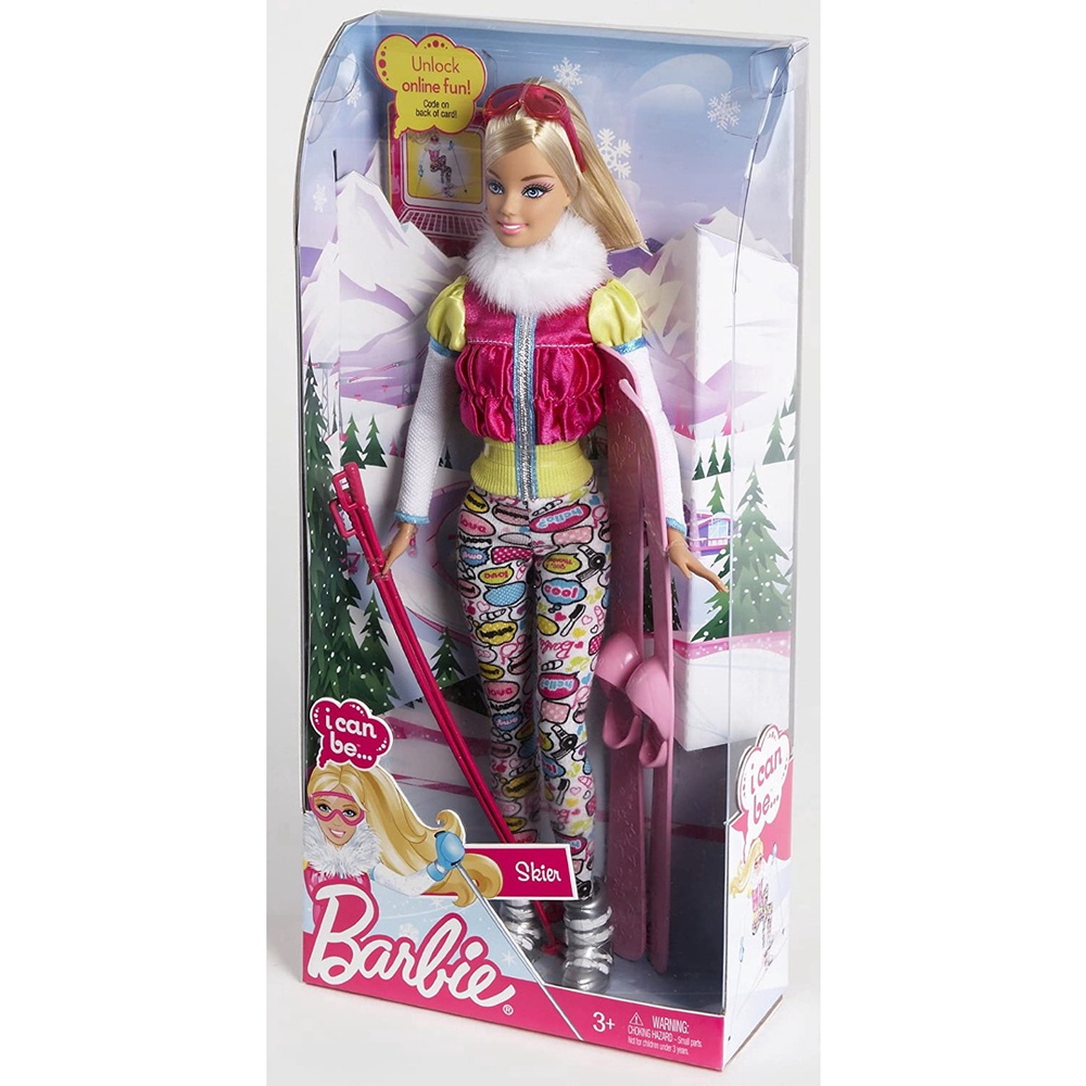 Boneca Barbie Quero Ser Esquiadora