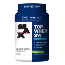 Top Whey 3W + Performance Fresh Lemon - Max Titanium - 900g é boa?
