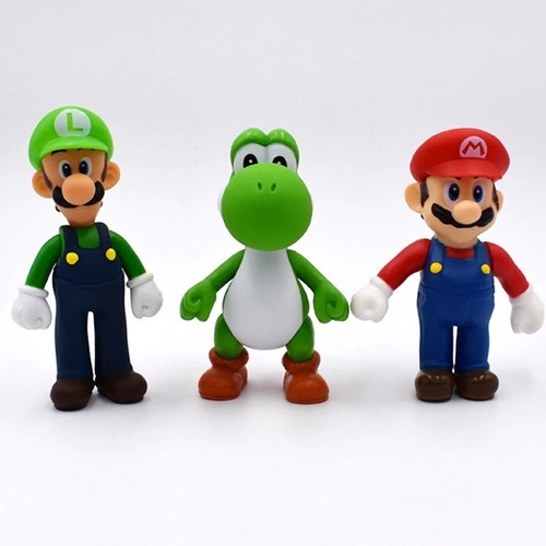 Kit 5 Bonecos Super Mario Bros Game Brinquedos Crianças em Promoção na  Americanas