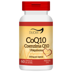 Coq10 Coenzima Q10 Ubiquinona 100Mg 60 Capsulas - Duom Menor preço em Coq10 Coenzima Q10 Ubiquinona 100Mg 60 Capsulas - Duom