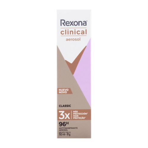 Desodorante Aero Rexona Feminino Clinical Classic Mini 33.5gr