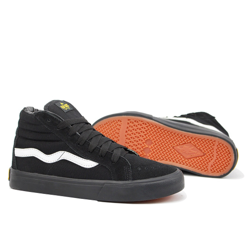 Tênis Mad Rats Cano Alto Hi Top Black