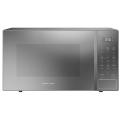 Micro-ondas Brastemp 32 Litros cor cinza espelhado com Menu Gourmet - BMS46AR Menor preço em Micro-ondas Brastemp 32 Litros cor cinza espelhado com Menu Gourmet - BMS46AR