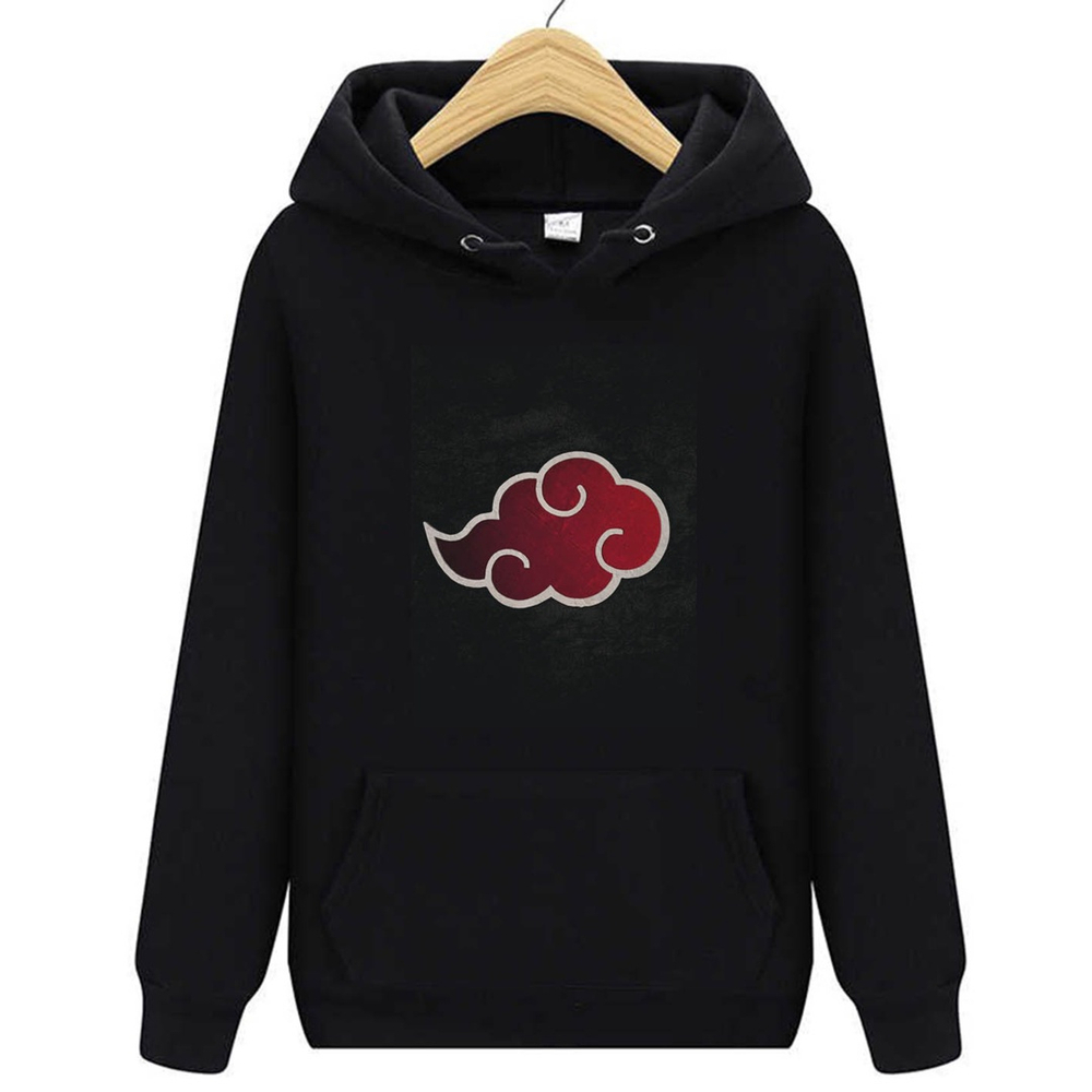 Camiseta akatsuki nuvem vermelha masculina personalizada