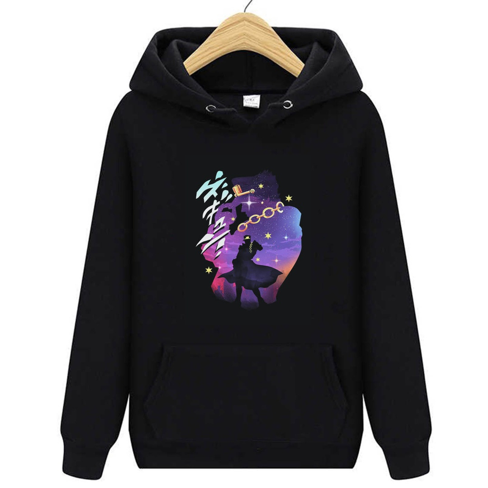 Blusa Frio Moletom Jotaro Kujo Anime Desenho Menino Kids 14