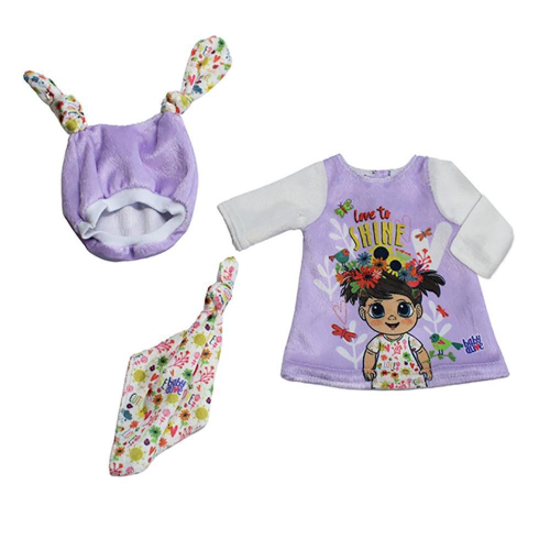 Roupa Boneca Baby Alive - Vestido Unicornio - Laço De Fita em