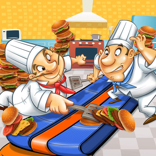 Fotorama Burger Mania Sizzling Build-A-Burger Game, Competição de ...
