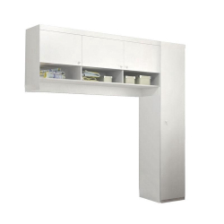 Guarda Roupa Infantil Eloisa 1 Porta com Modulo Aéreo Branco Brilho - Phoenix Baby é boa?