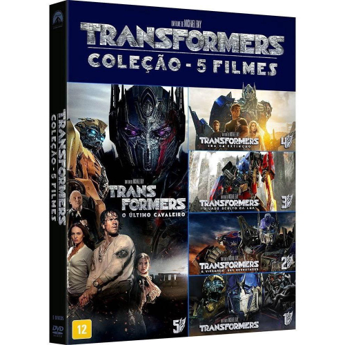 Dvd - Transformers - Coleção (5 Filmes) em Promoção na Americanas