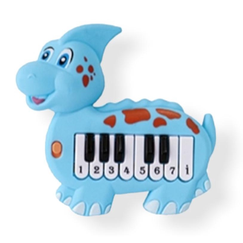 Teclado Piano Divertido Music Azul - Dm Toys - Livraria e