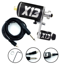 Máquina Rotativa X13 Silver Tatuagem + Cabo Rca Original é boa?