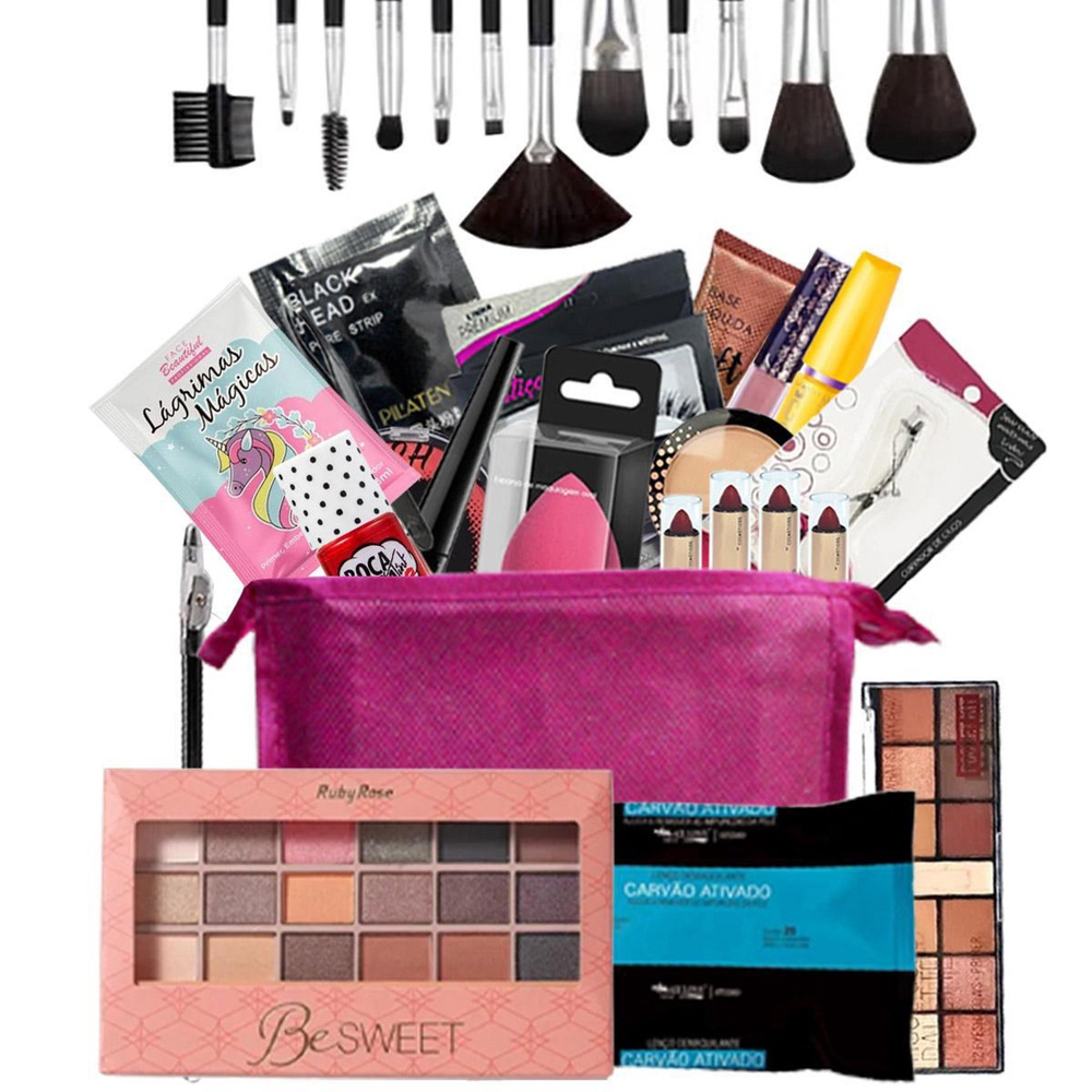 Kit De Maquiagem Completo Profissional Bz02-1 - Pele Parda na Americanas  Empresas