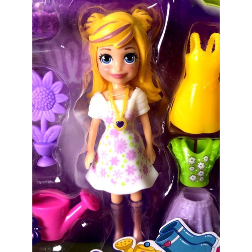 Polly Pocket Conjunto Fashion GDM01 Mattel Boneca Mini Acessórios