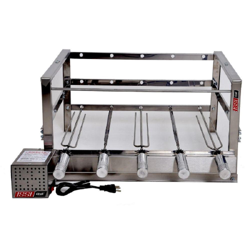 Espeto Giratório Elétrico Churrasco com Base - Issi Grill - issigrill