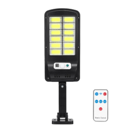 Luminária Refletor Lâmpada Solar 12 COBs à Prova D'água Para Parede Poste Com Sensor De Presença E Controle Remoto Menor preço em Luminária Refletor Lâmpada Solar 12 COBs à Prova D'água Para Parede Poste Com Sensor De Presença E Controle Remoto