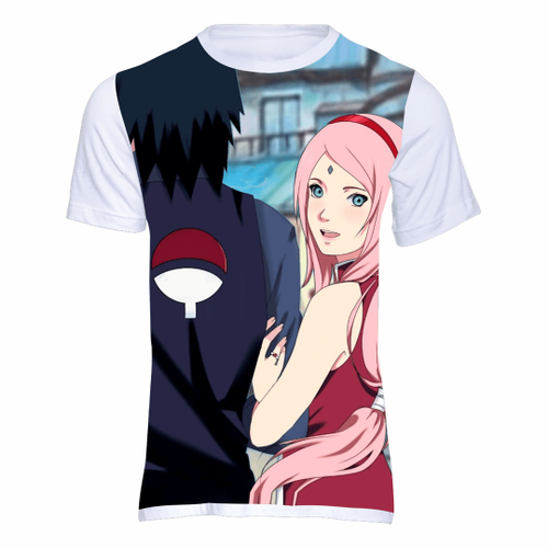 Camiseta Infantil Estampa Sakura Naruto Tam 4 a 10