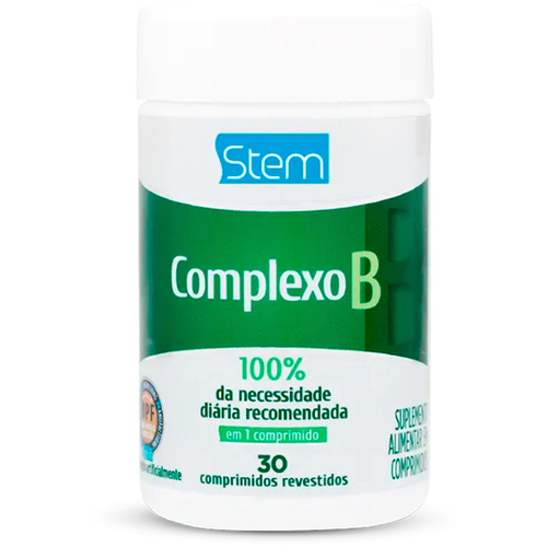 Complexo B Stem Pharmaceutical - 30 Comprimidos No Shoptime