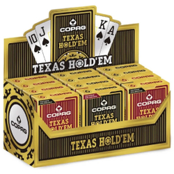Kit Baralho Copag Texas Holdem Poker Caixa com 12 Unidades 100% Plástico em pvc - 94886 é boa?