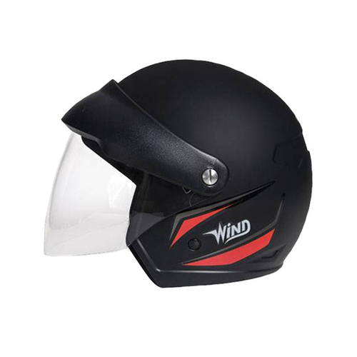 Capacete taurus wind visor V3 techno preto fosco em Promoção na