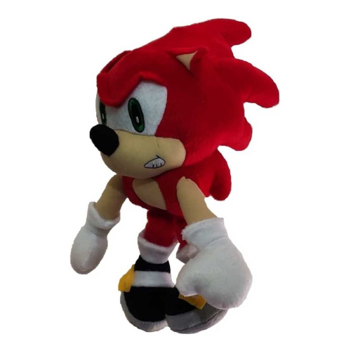 Knuckles Boneco Vermelho De Pelúcia Da Turma Do Sonic 37 Cm